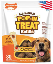 Nylabone Pop-In Treat Refills for Power Chew Treat Toy Combo 30 count Nylabone P - £14.22 GBP