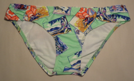 Gianni Bini Size Medium TAB SIDE PANT Seafoam Postcard New Bikini Bottom - $58.41