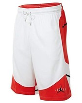 Jordan Mens 1 Retro High Champions Basketball Shorts Size 3XL Color White/Red - £190.20 GBP