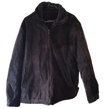 Charles Klein Men&#39;s Dark Brown Leather Insulated Jacket - £37.93 GBP