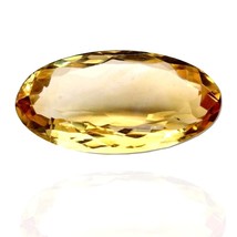 4.2Ct Natural Yellow Citrine (Sunella) Oval Cut Gemstone - £17.77 GBP