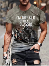 Men’s T-Shirt I’m Not Old I Am A Classic Motorcycle Graphic Old Guys Siz... - $9.89