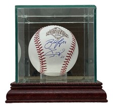 Brad Lidge Carlos Ruiz Firmado Phillies 2008 Mundo Serie Béisbol JSA W/Estuche - £209.34 GBP