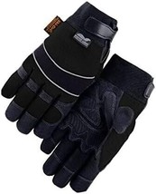 Majestic 2145BKH Winter Lined Synthetic Leather Waterproof Heatlok Glove... - $20.19