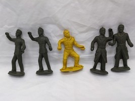 Lot Of (5) Vintage 1960s Open Hand Toy Figures 2 1/2&quot; - $14.84