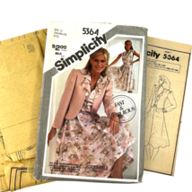 Vintage Simplicity Pattern Misses Dress Jacket Sz 16 18 20 Cut 5364 Suit - £7.96 GBP