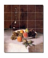 Henri Fantinatour Fruit Vegetables Painting Ceramic Tile Mural BTZ03063 - $410.31 CAD+