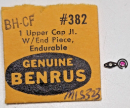 NOS NEW Genuine Benrus Watch Cal BH-CF - Upper Cap Jewel w/ End Plate Pa... - $13.85