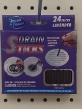 Drain Cleaner l Sani Sticks Drains Lavender Clean Odor Free Kitchen Bathroom - £9.40 GBP