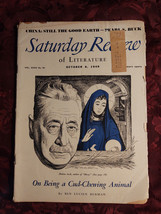 Saturday Review Magazine October 8 1949 Pearl Buck Sholem Asch - £6.92 GBP