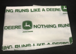 John Deere Standard Pillowcase Nothing Runs Like A Deere all over print NEW - £16.87 GBP