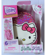 Real Littles HELLO KITTY mini Backpack Pink Silver Kitty face 6 surprise... - $17.05