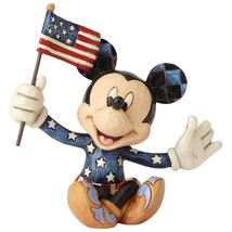 Enesco Disney Traditions by Jim Shore Patriotic Mickey Mouse Miniature F... - $29.99
