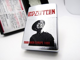 Led Zeppelin Tour of Europe ZIPPO 2002 Mint Rare - $144.00