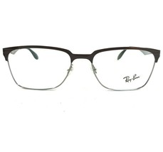 Ray-Ban Eyeglasses Frames RB6344 2862 Brown Silver Square Wire Rim 54-17-140 - £100.96 GBP