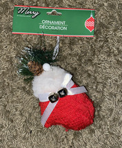Mitten Stuffed Ornament -Christmas House - $6.63
