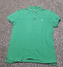 Crew Slim Fit Light Green Polo Style Shirt Men&#39;s Size XL - £5.58 GBP