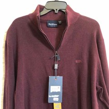 North 56*4 abergine burgundy pullover sweater xlt tall man - $49.65