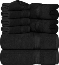 Utopia Towels 8-Piece Premium Towel Set, 2 Bath Towels, 2 4 - £43.66 GBP