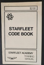 STAR TREK: TOS STARFLEET CODE BOOK VINTAGE 1978 ACADEMY TRAINING MANUAL - £6.07 GBP