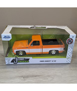 Jada 1/24 Just Trucks - 1985 Chevy C-10 - Orange/White - New in Box - £27.48 GBP