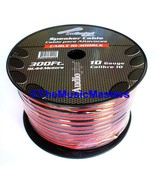 10 Gauge 300&#39; ft SPEAKER WIRE Red Black Cable Car Audio Home Stereo 12V ... - £99.95 GBP