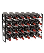 4 Tier Wine Rack, 3-in-1 24 Bottles Wine Storage - $143.96