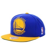 Mitchell and Ness NBA Golden State Warriors 2 Tone XL Logo Snapback Cap - $41.14 CAD