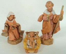 Vintage Fontanini Simonetti Christmas Nativity - Holy Family - Mary Joseph Jesus - £38.16 GBP
