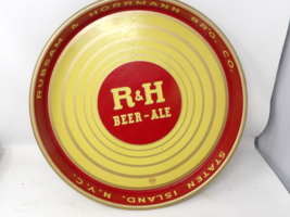 Vintage Rubsam &amp; Horrmann R&amp;H Beer Ale Staten Island NY Metal Beer Servi... - $1,509.94 MXN