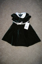 Green Sophie Rose Velour Classic Holiday Dress Size 3T NWT - £16.23 GBP