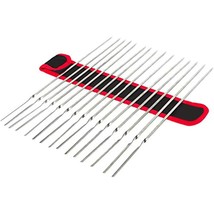 Kabob Skewers 14&quot; Stainless Steel Barbecue Skewers Flat Metal Grilling Skewers,R - £17.39 GBP