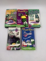 Lot Of 5 Veggie Tales VHS Tapes Bob, Larry, Blueberry More - £8.71 GBP