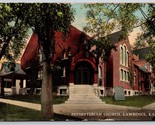 Presbiteriano Chiesa Lawrence Ks Kansas DB Cartolina K12 - $3.02