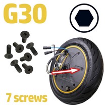 7x Motor Wheel Cover Screws Allen Head Ninebot MAX G30 Scooter Hex Bolts... - $129.63 MXN