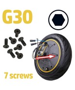 7x Motor Wheel Cover Screws Allen Head Ninebot MAX G30 Scooter Hex Bolts... - $6.99