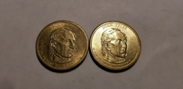 SET of 2 RARE Antique John Tyler $1 Dollar Coins 1841-1845 - 2 x 2009 P - $299.99