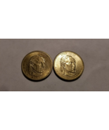 SET of 2 RARE Antique John Tyler $1 Dollar Coins 1841-1845 - 2 x 2009 P - $416.20 CAD