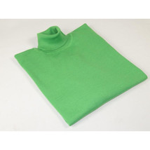 Men PRINCELY Turtle neck Sweater Turkey Soft Merino Wool 1011-80 Apple Green image 5