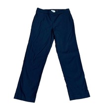 Briggs Petite Womens Dress Pants Size PM Navy Blue Stretch Slimming Panel - £11.59 GBP