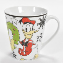 Disney Donald Duck Christmas Season&#39;s Greetings Coffee Tea Latte Mug Cup 12 oz - £15.81 GBP