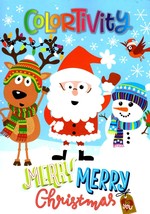 Christmas Holiday - Coloring and Activity Book ~ Merry, Merry Christmas - £5.58 GBP