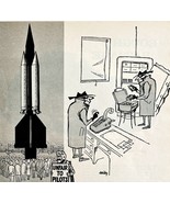 1959 Comic Strips The Punch British Political Satire Art Print Humor #1 ... - $376.75 MXN