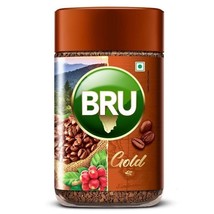 Bru Gold,Freeze Dried Coffee,Intense Coffee Taste,100gram,Powder,Glass B... - £10.80 GBP+