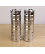 Pair of Haro FUSION Notched Pegs Chrome Freestyle Old Mid School BMX 90s - $53.77 CAD