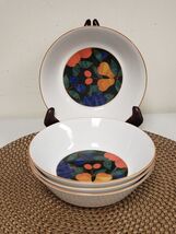 Noritake Impromptu Forest Bounty 4 Pcs Fine Porcelain Fruit Bowls, Sri L... - $25.64