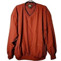 Cabelas Men 2XL Tall Maroon Windcrest Vneck Outdoor Sport Pullover Jacket - $68.31