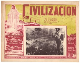 Thomas H. Ince&#39;s Civilization (1916) Wwi Pacifist Allegorical Silent Film LC3 - £76.17 GBP