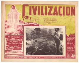 Thomas H. Ince&#39;s Civilization (1916) Wwi Pacifist Allegorical Silent Film LC3 - £76.40 GBP