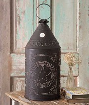 Paul Revere Star Lantern in Dark Brown Tin - 2 ft tall - £93.98 GBP